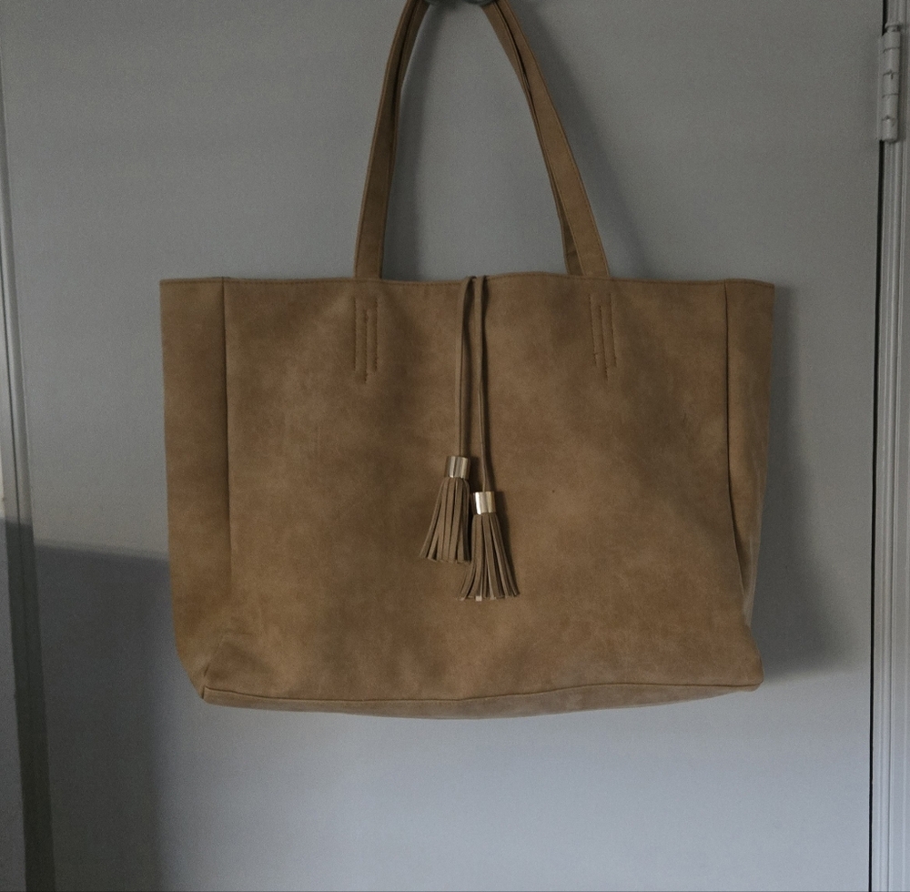 Large Suede Bag